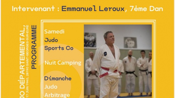 Stage HAJIME 2026, 26 & 27 septembre 2026